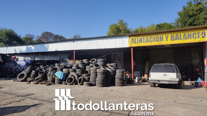 Llantera vulcanizadora y suspensiones correa
