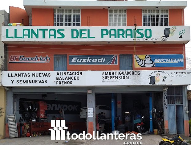 LLANTAS DEL PARAISO MATRIZ