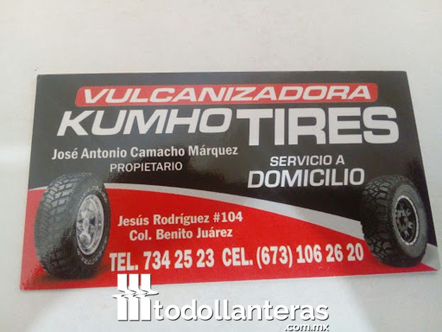 VULCANIZADORA KUMHO TIRES