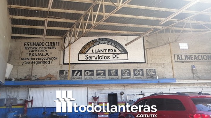 Llantera servicios PF