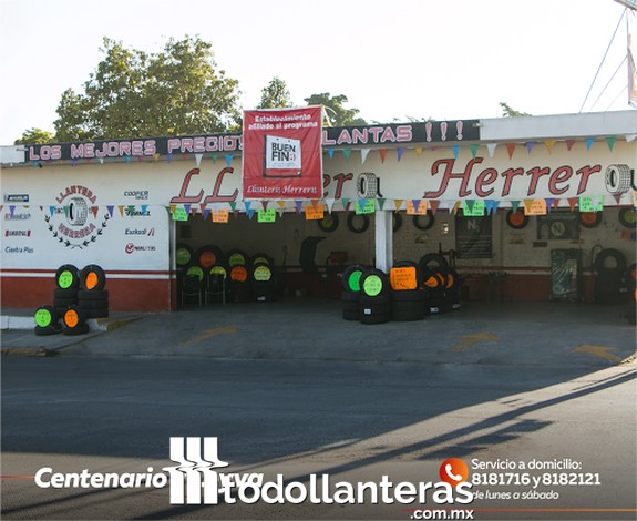 Llantera Herrera LEYVA y CENTENARIO