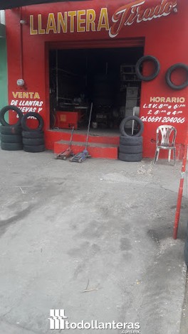 Llantera tirado