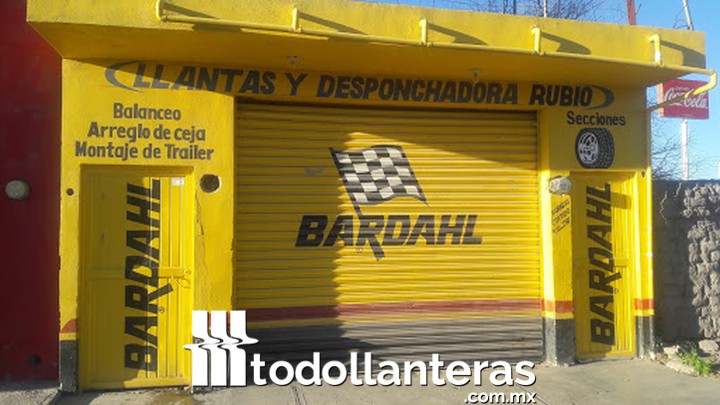 Llantas y desponchadora RUBIO