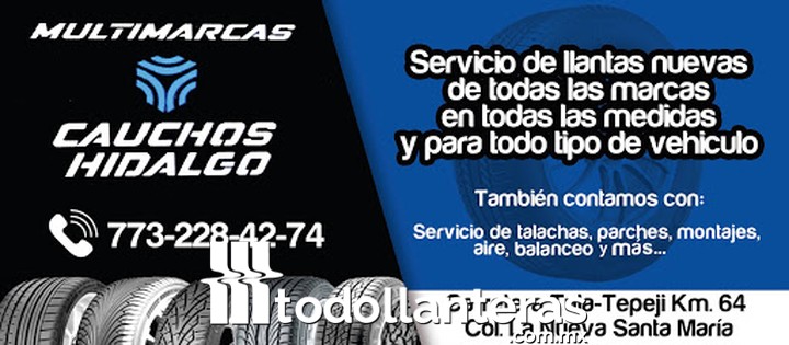 Llantas Multimarcas Hgo